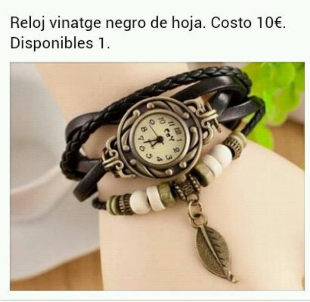 Reloj negro